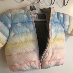Toddler Girls Rainbow Gap Jacket - 12 to 18 months